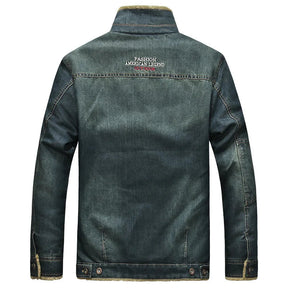 Jaqueta Jeans Masculina Remano Acolchoada